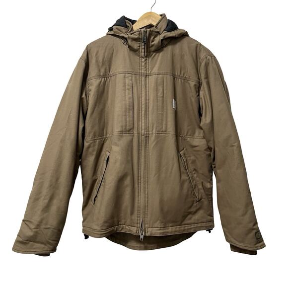 Carhartt Mens Cryder Full Swing Loose Fit Canvas Work Jacket Size M Stretch - Picture 1 of 15